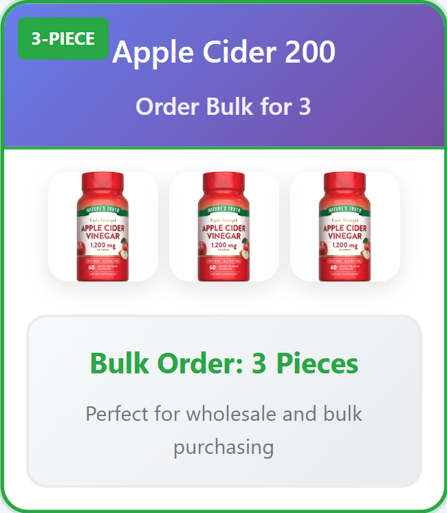 Apple Cider 200 - 3 Piece Bulk
