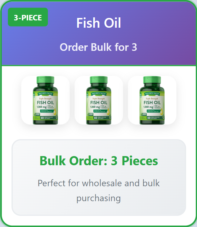 Fish Oil - 3 Piece Bulk