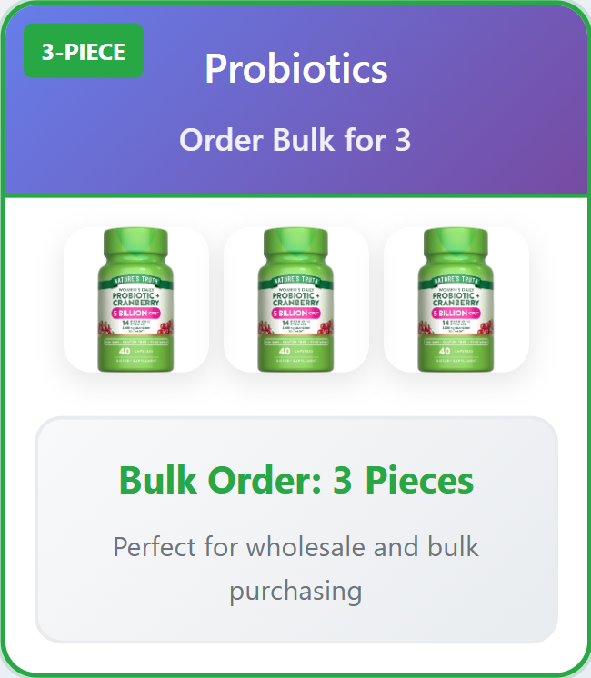 Probiotics - 3 Piece Bulk
