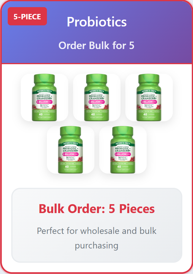Probiotics - 5 Piece Bulk