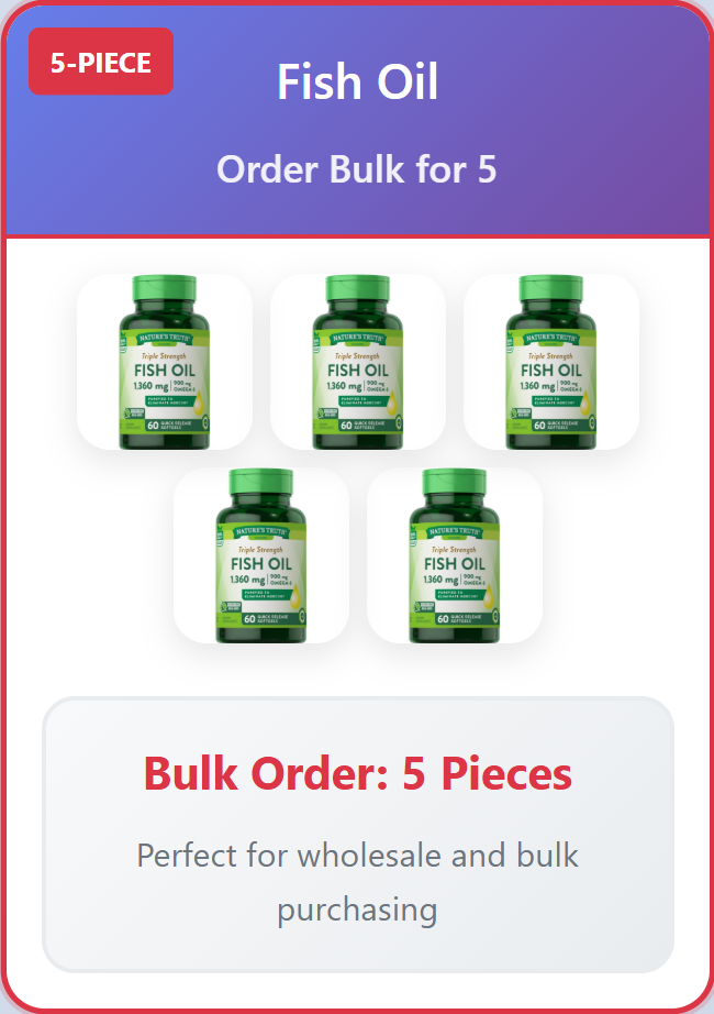 Fish Oil - 5 Piece Bulk